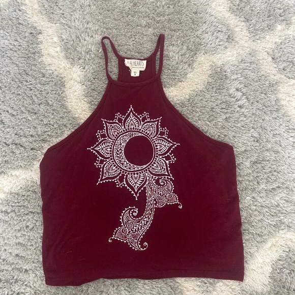 Maroon crop top - Picture 1 of 1